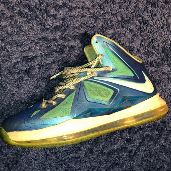 Nike Lebron 10 “Blue Diamond” Size 9 - Picture 2 of 7